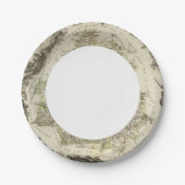 Dordeogne Pappteller (Vorderseite)