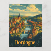 Dordogne Frankreich Postkarte (Vorderseite)