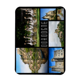 Dordogne Landschaften sammeln Foto für Reisen Magnet