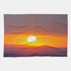 Dordogne-Sonnenaufgang Geschirrtuch