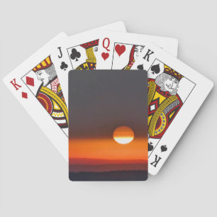 Dordogne-Sonnenaufgang Spielkarten