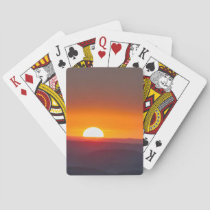 Dordogne Sonnenaufgang Spielkarten