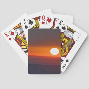Dordogne Sonnenaufgang Spielkarten