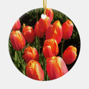 Dordogne Tulips, Oregon Keramik Ornament