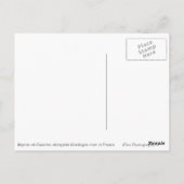 Dordogne und Beynac-et-Cazenac-weiße Postkarte (Rückseite)