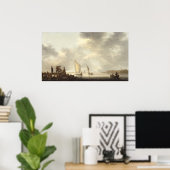 Dordrecht - Aelbert Cuyp Fine Art Poster (Heimbüro)