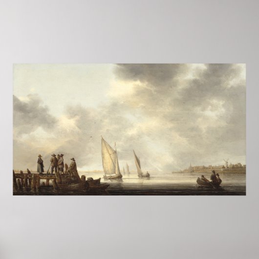 Dordrecht - Aelbert Cuyp Fine Art Poster (Vorne)
