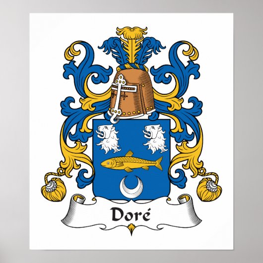 Dore Familienwappen Poster (Vorne)