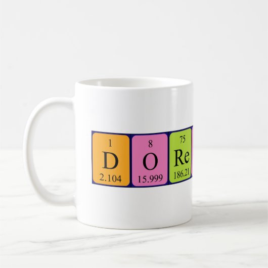 Dorentina Periodenname Tasse (Links)
