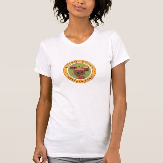 Dorf-Afrika-T - Shirt (Vorderseite)