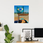 Dorf am Fluss | Alter Do Chao, Pará / Brasilien Poster (Heimbüro)