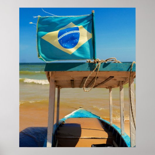 Dorf am Fluss | Alter Do Chao, Pará / Brasilien Poster (Vorne)