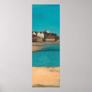 Dorf am Meer in der Bretagne von Odilon Redon Poster