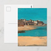 Dorf am Meer in der Bretagne von Odilon Redon Postkarte (Vorne/Hinten)