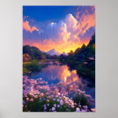 Dorf am See Poster (Vorne)