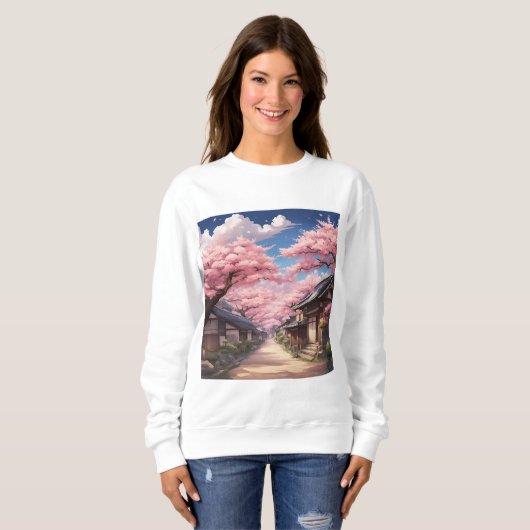 Dorf Anime Sweatshirt (Vorne ganz)