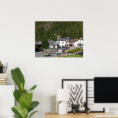 Dorf Argentiere in Frankreich Poster (Heimbüro)