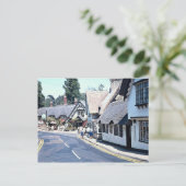 Dorf auf der Isle of Wight, Großbritannien Postkarte (Stehend Vorderseite)