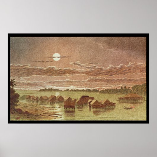 Dorf Basilan, Philippinen Poster (Vorne)