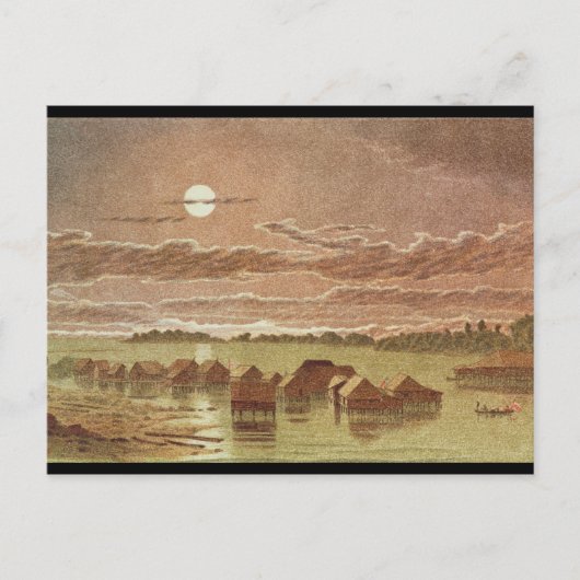 Dorf Basilan, Philippinen Postkarte (Vorderseite)