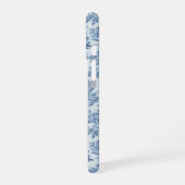 Dorf Blau Toile iPhone 16 Hülle (Linke Seite)