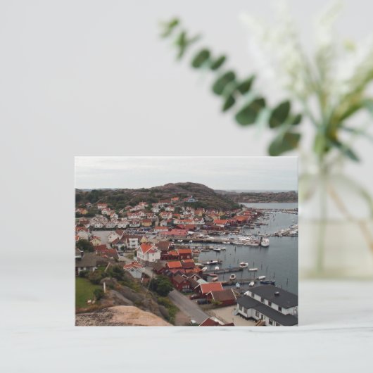 Dorf Bovallstrand Postkarte (Stehend Vorderseite)