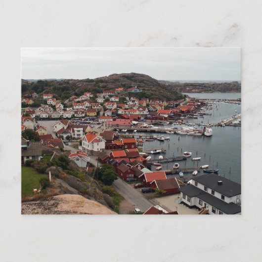 Dorf Bovallstrand Postkarte (Vorderseite)