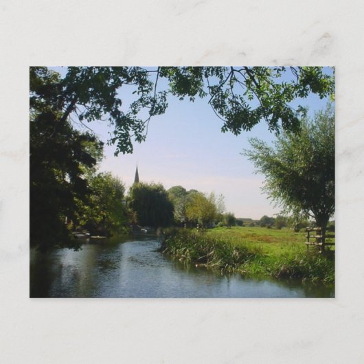 Dorf Denford Postkarte (Vorderseite)