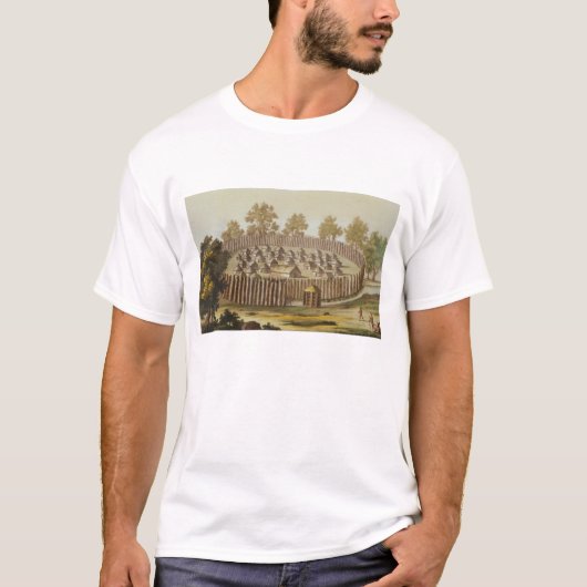 Dorf eines einheimischen Stammes in Florida, T-Shirt (Vorderseite)