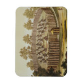 Dorf eines indigenen Stammes in Florida, gravieren Magnet (Vertikal)