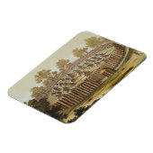 Dorf eines indigenen Stammes in Florida, gravieren Magnet (Linke Seite)