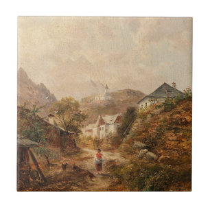 Dorf - Emil Barbarini Fliese