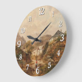 Dorf - Emil Barbarini Große Wanduhr (Winkel)