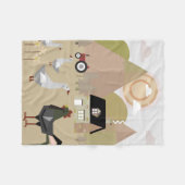 Dorf Fleecedecke (Vorderseite (Horizontal))