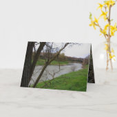 Dorf, Frankreich Karte (Gelbe Blume)