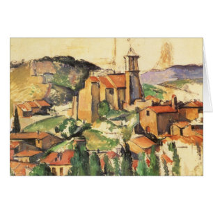 Dorf Gardanne von Paul Cezanne, Vintage Art