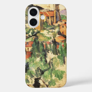 Dorf Gardanne von Paul Cezanne, Vintage Kunst iPhone 16 Hülle