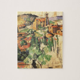 Dorf Gardanne von Paul Cezanne, Vintage Kunst Puzzle