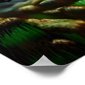 Dorf Gingerbread im Wald | AI Art Poster (Ecke)