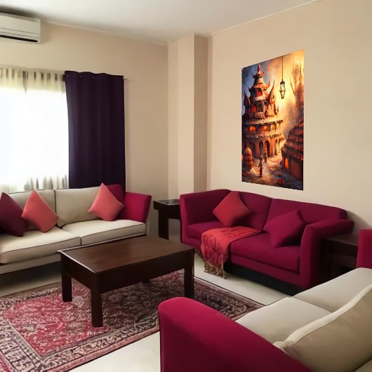 Dorf Gingerbread in Hell | AI Art Poster