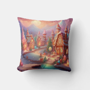 Dorf Gingerbread Kissen