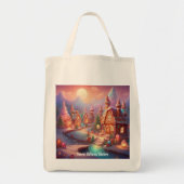 Dorf Gingerbread Tragetasche (Vorne)