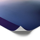 Dorf Gingerbrei auf einem Eisberg | AI Art Poster (Ecke)