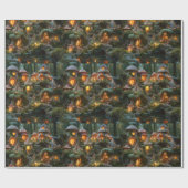 Dorf Gnome Geschenkpapier (Flach)