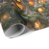 Dorf Gnome Geschenkpapier (Rolleneckpunkt)