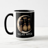 Dorf Hexengotik Okkult Wicca Landschaft Tasse (Links)