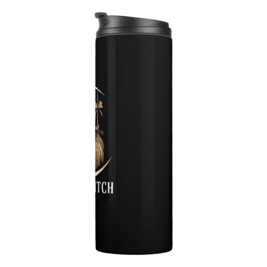 Dorf Hexengotik Okkult Wicca Landschaft Thermosbecher (Nach rechts gedreht)