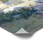 Dorf im Sommer Landschaftsmalerei Poster (Ecke)