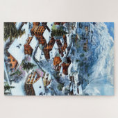 Dorf in den Bergen Jigsaw Puzzle (Horizontal)