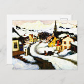 Dorf in den Laurentischen Bergen Postkarte (Vorne/Hinten)